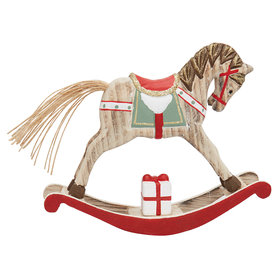 GreenGate Decoratie Paard Rocking Horse Red Medium H:15cm GreenGate Decoratie Paard Rocking Horse Red Medium H:15cm