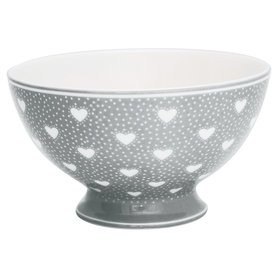 GreenGate Soepkom / Soup bowl Penny Grey D:15cm GreenGate Soepkom / Soup bowl Penny Grey D:15cm