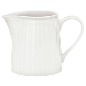 GreenGate Melkkan / Creamer Alice White H: 9cm GreenGate Melkkan / Creamer Alice White H: 9cm