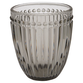 GreenGate Glas / Water Glass Alice Grey H:9,5cm GreenGate Glas / Water Glass Alice Grey H:9,5cm