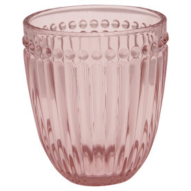 GreenGate Glas / Water Glass Alice Pale Pink H:9,5cm GreenGate Glas / Water Glass Alice Pale Pink H:9,5cm