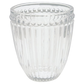 GreenGate Glas / Water Glass Alice Clear H:9,5cm GreenGate Glas / Water Glass Alice Clear H:9,5cm