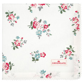 GreenGate Servet / Napkin with Lace Sonia White 40x40cm GreenGate Servet / Napkin with Lace Sonia White 40x40cm