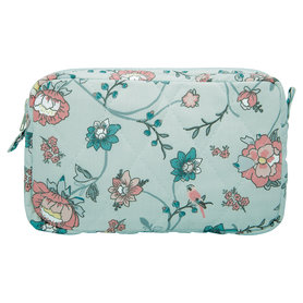 GreenGate Make-up Tas / Cosmetic Bag Sienna Dusty Mint Medium 12x21cm  GreenGate Make-up Tas / Cosmetic Bag Sienna Dusty Mint Medium 12x21cm