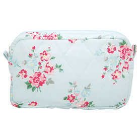 GreenGate Make-up Tas / Cosmetic Bag Sonia Pale Blue Medium 12x21cm  GreenGate Make-up Tas / Cosmetic Bag Sonia Pale Blue Medium 12x21cm