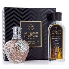 Ashleigh & Burwood Giftset Apricot Shimmer Fragrance Lamp + 250ml Moroccan Spice Lamp Oil Ashleigh & Burwood Giftset Apricot Shimmer Fragrance Lamp + 250ml Moroccan Spice Lamp Oil
