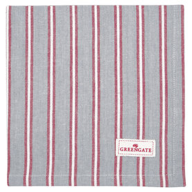 GreenGate Servet / Napkin with Lace Riley Pale Grey 40x40cm GreenGate Servet / Napkin with Lace Riley Pale Grey 40x40cm