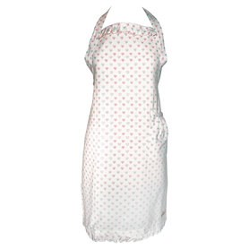 GreenGate Keukenschort / Apron Penny White w/frill GreenGate Keukenschort / Apron Penny White w/frill