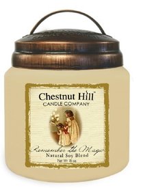 CHESTNUT HILL Candles Geurkaars met 2 lonten REMEMBER THE MAGIC 450g  CHESTNUT HILL Candles Geurkaars met 2 lonten REMEMBER THE MAGIC 450g