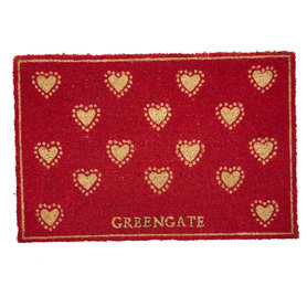 GreenGate Deurmat / Doormat Penny Red 40x60cm GreenGate Deurmat / Doormat Penny Red 40x60cm