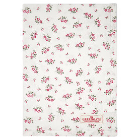 GreenGate Theedoek / Tea towel Avery White 50x70cm