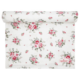 GreenGate Tafelloper / Tablerunner Elouise White 45x140cm GreenGate Tafelloper / Tablerunner Elouise White 45x140cm