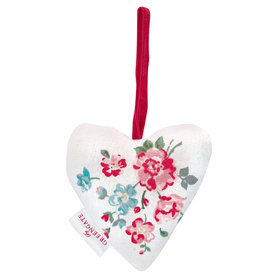 GreenGate Decoratie Hart / Heart Sonia White set of 2 H:9cm GreenGate Decoratie Hart / Heart Sonia White set of 2 H:9cm