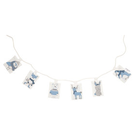 GreenGate Kinderkamer decoratie guirlande / Flag garlande Forrest Pale Blue GreenGate Kinderkamer decoratie guirlande / Flag garlande Forrest Pale Blue