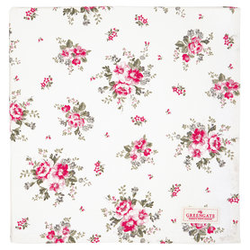 GreenGate Tafelkleed / Tablecloth Elouise White 150x150cm GreenGate Tafelkleed / Tablecloth Elouise White 150x150cm