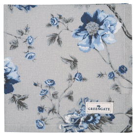 GreenGate Servet / Napkin Charlotte Grey 40x40cm GreenGate Servet / Napkin Charlotte Grey 40x40cm
