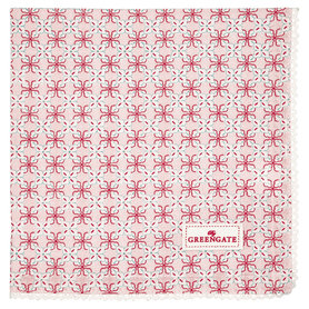 GreenGate Servet / Napkin with Lace Harper Pale Pink 40x40cm GreenGate Servet / Napkin with Lace Harper Pale Pink 40x40cm