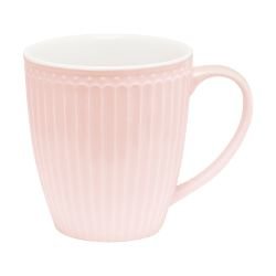 GreenGate Stoneware Mug Alice Pale Pink H 10 cm GreenGate Stoneware Mug Alice Pale Pink H 10 cm