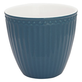 GreenGate Mokje / Latte Cup Alice Ocean Blue H:9cm GreenGate Mokje / Latte Cup Alice Ocean Blue H:9cm