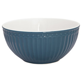 GreenGate Kommetje / Cereal Bowl Alice Ocean Blue D:14cm