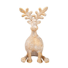 Decoratie Rendier Ornament Ferro Goud Homesociety Decoratie Rendier Ornament Ferro Goud Homesociety