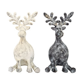 Decoratie Rendier Ornament Ferro Zwart Homesociety Decoratie Rendier Ornament Ferro Zwart Homesociety