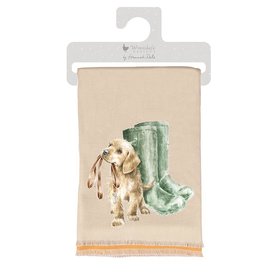 Wrendale Winter Scarf Dog - Hopefull Puppy Wrendale Winter Scarf Dog - Hopefull Puppy