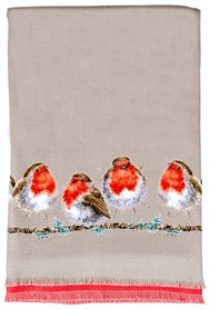 Wrendale Winter Scarf Jolly Robin Wrendale Winter Scarf Jolly Robin