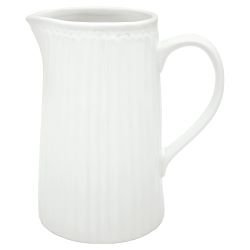 GreenGate Melkkan / Jug Alice White 1L