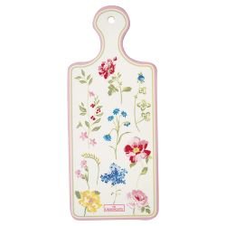 GreenGate Untersetzer-Brett / Coaster Board Thilde White L:29cm