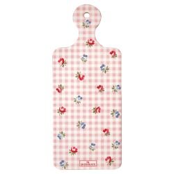 GreenGate Untersetzer-Brett / Coaster Board Viola Check Pale Pink L:29cm