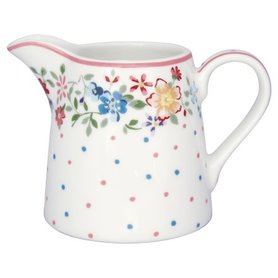GreenGate Melkkan / Creamer Belle White H:8cm GreenGate Melkkan / Creamer Belle White H:8cm