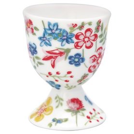 GreenGate Eierdop / Egg cup Sophia White H:6,5cm GreenGate Eierdop / Egg cup Sophia White H:6,5cm