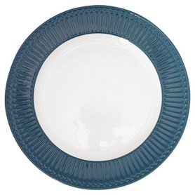 GreenGate Dinerbord / Dinner plate Alice Ocean Blue D: 26,5 cm GreenGate Dinerbord / Dinner plate Alice Ocean Blue D: 26,5 cm