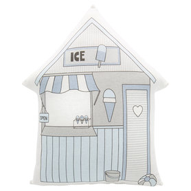 GreenGate Sierkussen / Cushion  Ellison pale blue pieceprinted 30x40cm GreenGate Sierkussen / Cushion  Ellison pale blue pieceprinted 30x40cm