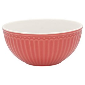 GreenGate Kommetje / Cereal Bowl Alice Coral D:14cm GreenGate Kommetje / Cereal Bowl Alice Coral D:14cm