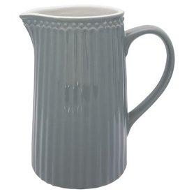 GreenGate Melkkan / Jug Alice Stone Grey 1L GreenGate Melkkan / Jug Alice Stone Grey 1L