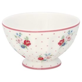 GreenGate Müslischale / French bowl medium Eja White D:10cm