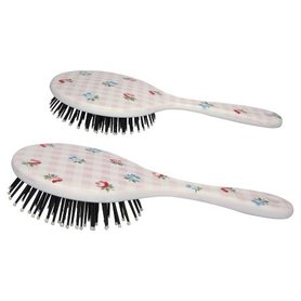GreenGate Haarborstel set2 / Hair brush round Viola check pale pink set of 2ass GreenGate Haarborstel set2 / Hair brush round Viola check pale pink set of 2ass