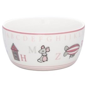 GreenGate Schaaltje Kind / Kids bowl Charlie Pink D:12,2cm GreenGate Schaaltje Kind / Kids bowl Charlie Pink D:12,2cm