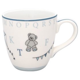 GreenGate Kinder Mok / Kids Mug Charlie Blue H:8cm GreenGate Kinder Mok / Kids Mug Charlie Blue H:8cm