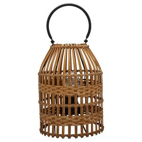 GreenGate Lantaarn / Lantern Nature Willow Medium H:27cm GreenGate Lantaarn / Lantern Nature Willow Medium H:27cm