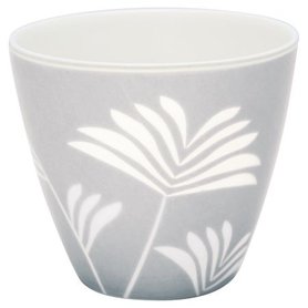 GreenGate Mokje / Latte cup Maxime Pale Grey H: 9cm GreenGate Mokje / Latte cup Maxime Pale Grey H: 9cm