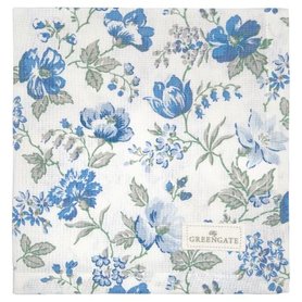 GreenGate Servet / Napkin Donna Blue 40x40cm GreenGate Servet / Napkin Donna Blue 40x40cm