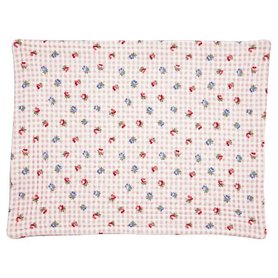 GreenGate Placemat Viola Check Pale Pink 35x45cm GreenGate Placemat Viola Check Pale Pink 35x45cm