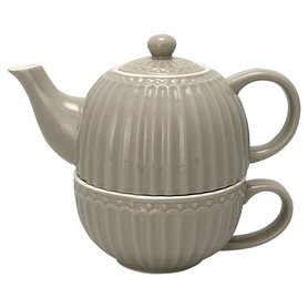 GreenGate Alice Warm Grey Tea For One