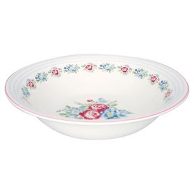 GreenGate Salade Schaal / Salad Bowl Henrietta White D:26,5cm