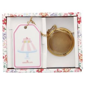 GreenGate Theezeef / Tea infuser Tenna White L:21,5cm