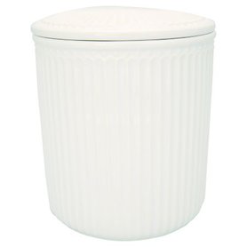 GreenGate Voorraad Pot / Storage Jar Alice White Medium GreenGate Voorraad Pot / Storage Jar Alice White Medium