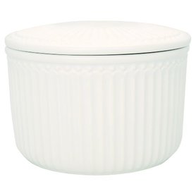 GreenGate Voorraad Pot / Storage Jar Alice White Small GreenGate Voorraad Pot / Storage Jar Alice White Small